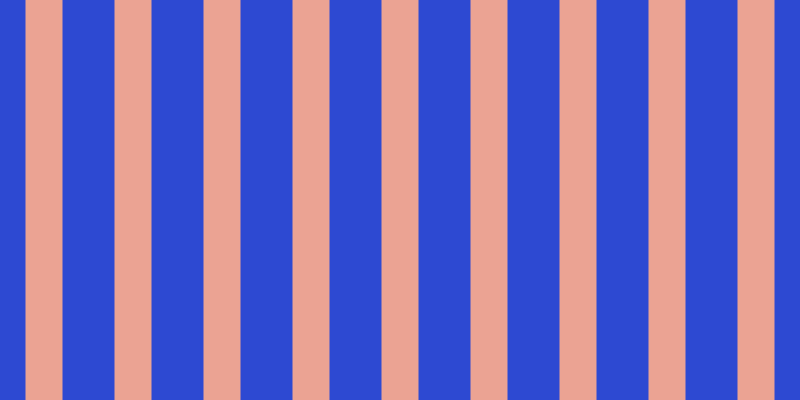 #2d49d2, #eba393 vertical lines, thirty-seven pixels wide, fifty-two pixels apart