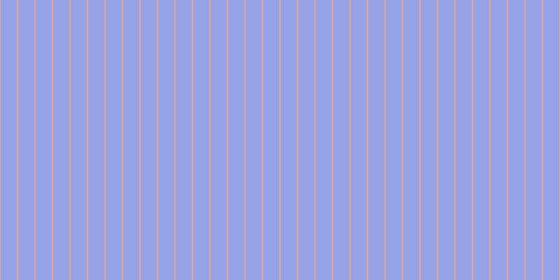 #2d49d2 (50%), #eba393 vertical lines, two pixels wide, twenty-three pixels apart