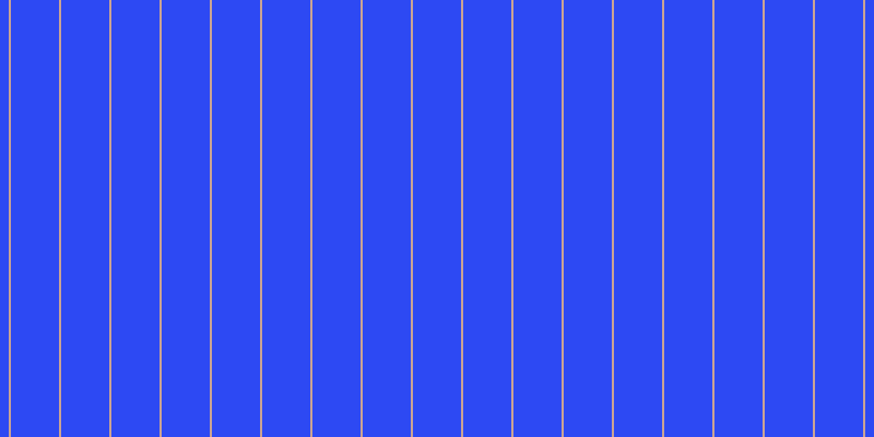 #2d49f3, #caa393 vertical lines, two pixels wide, forty-four pixels apart
