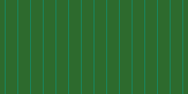 #2d6a2d, #04a393 vertical lines, two pixels wide, fifty-two pixels apart