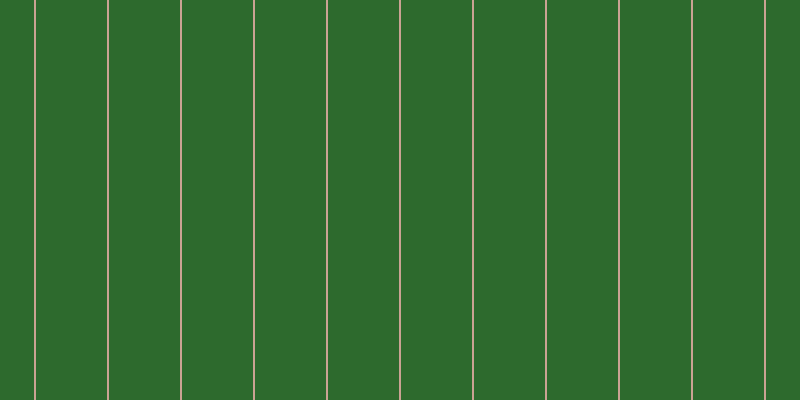#2d6a2d, #caa393 vertical lines, two pixels wide, seventy-one pixels apart