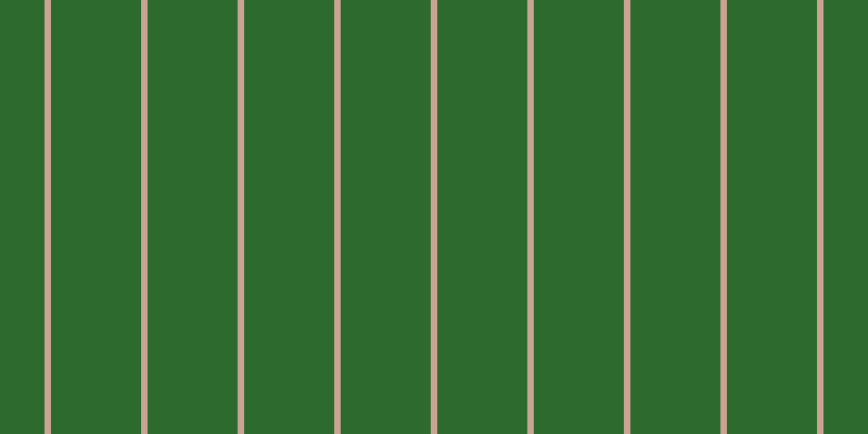 #2d6a2d, #caa393 vertical lines, six pixels wide, eighty-three pixels apart