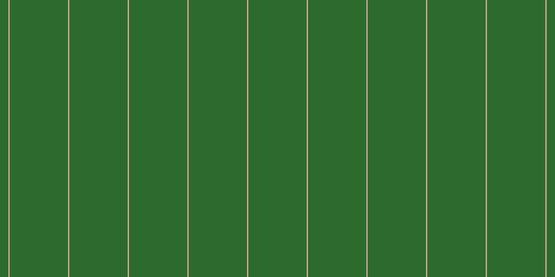 #2d6a2d, #caa393 vertical lines, two pixels wide, eighty-four pixels apart
