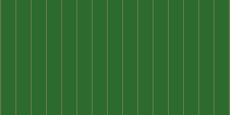 #2d6a2d, #eba393 vertical lines, one pixels wide, fifty-two pixels apart