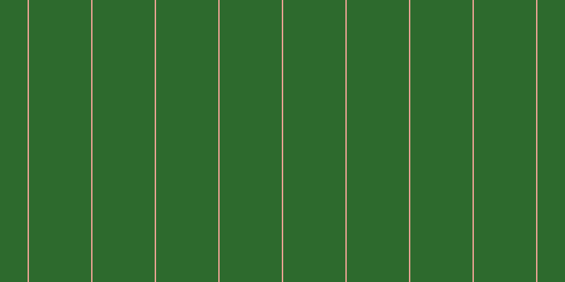 #2d6a2d, #eba393 vertical lines, two pixels wide, eighty-eight pixels apart