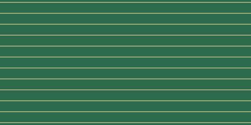 #2d6a4e, #dbd393 horizontal lines, two pixels wide, thirty-three pixels apart