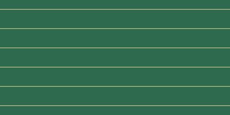#2d6a4e, #dbd393 horizontal lines, two pixels wide, sixty-five pixels apart