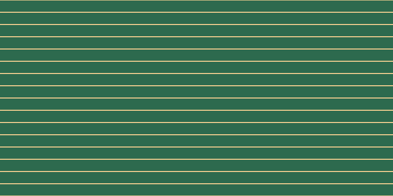 #2d6a4e, #fcd393 horizontal lines, two pixels wide, twenty-three pixels apart
