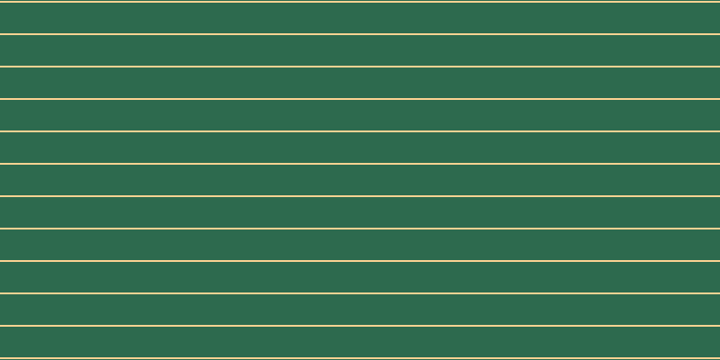 #2d6a4e, #fcd393 horizontal lines, two pixels wide, thirty-four pixels apart