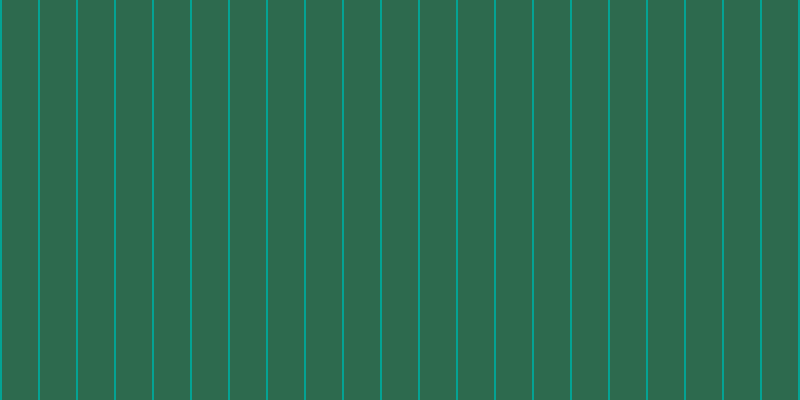 #2d6a4e, #04a393 vertical lines, two pixels wide, thirty-six pixels apart