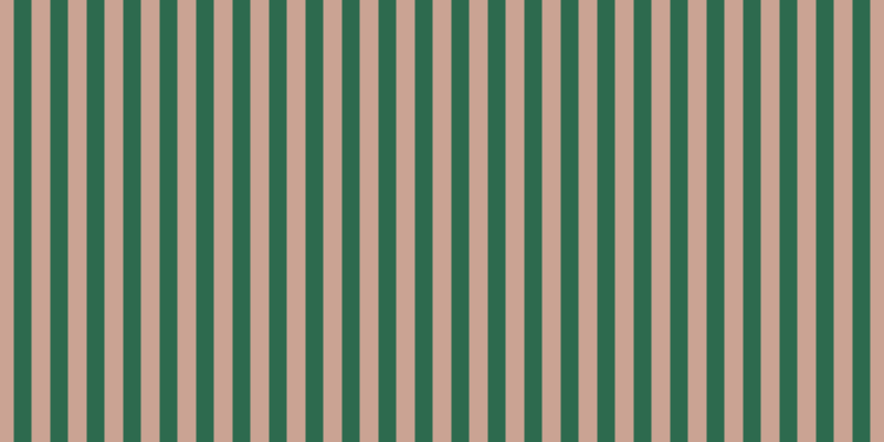 #2d6a4e, #caa393 vertical lines, seventeen pixels wide, sixteen pixels apart