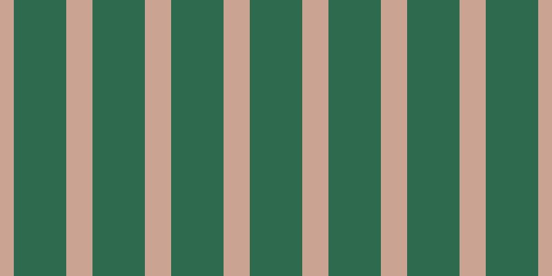 #2d6a4e, #caa393 vertical lines, thirty-eight pixels wide, seventy-six pixels apart