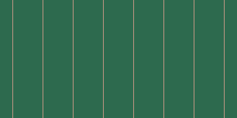#2d6a4e, #eba393 vertical lines, two pixels wide, one hundred pixels apart