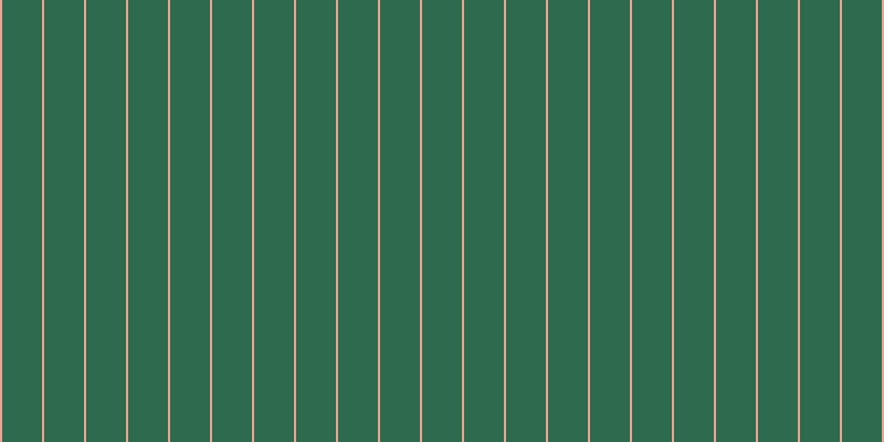#2d6a4e, #eba393 vertical lines, two pixels wide, thirty-six pixels apart