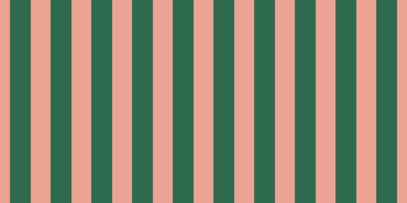 #2d6a4e, #eba393 vertical lines, thirty-nine pixels wide, forty-one pixels apart