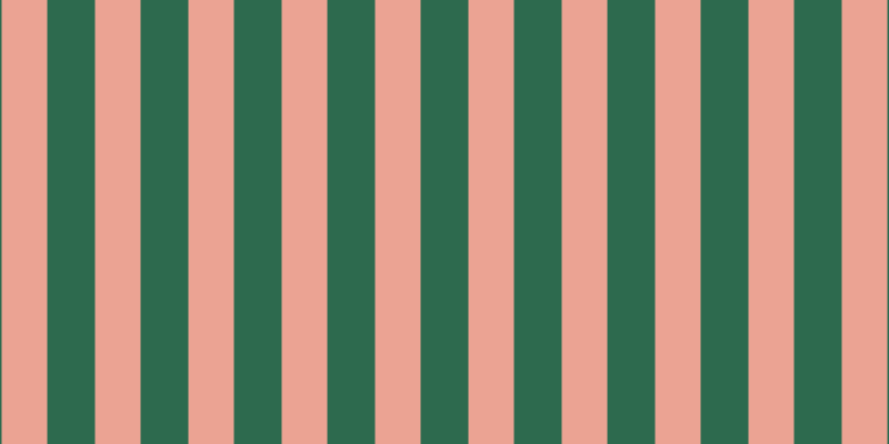 #2d6a4e, #eba393 vertical lines, forty-one pixels wide, forty-three pixels apart