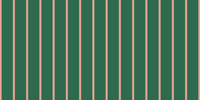 #2d6a4e, #eba393 vertical lines, eight pixels wide, forty-five pixels apart