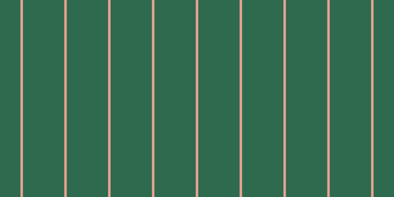 #2d6a4e, #eba393 vertical lines, five pixels wide, eighty-four pixels apart
