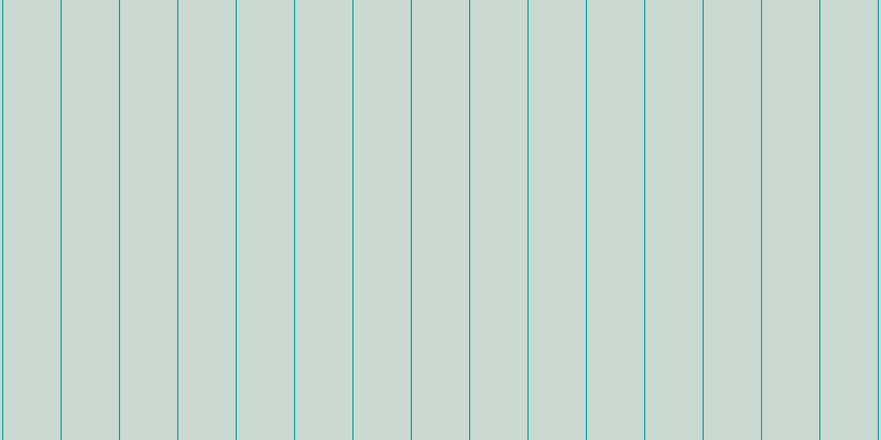 #2d6a4e (25%), #04a393 vertical lines, one pixels wide, fifty-two pixels apart