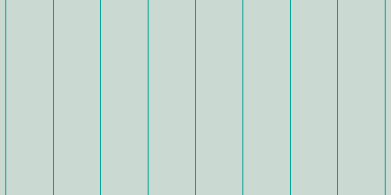 #2d6a4e (25%), #04a393 vertical lines, two pixels wide, ninety-five pixels apart