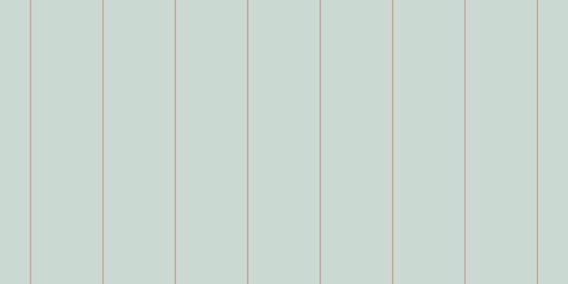 #2d6a4e (25%), #caa393 vertical lines, two pixels wide, one hundred pixels apart