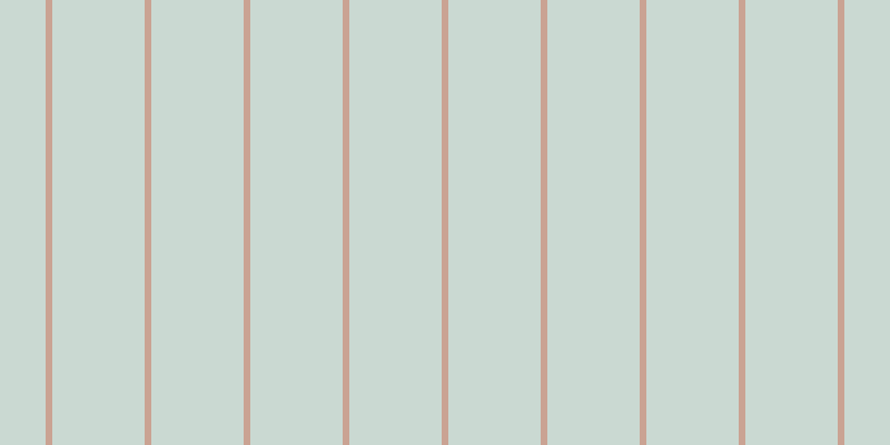 #2d6a4e (25%), #caa393 vertical lines, six pixels wide, eighty-three pixels apart