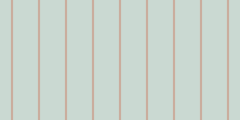 #2d6a4e (25%), #caa393 vertical lines, six pixels wide, eighty-four pixels apart