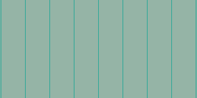 #2d6a4e (50%), #04a393 vertical lines, two pixels wide, ninety-seven pixels apart