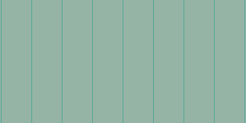#2d6a4e (50%), #46a393 vertical lines, two pixels wide, ninety-seven pixels apart
