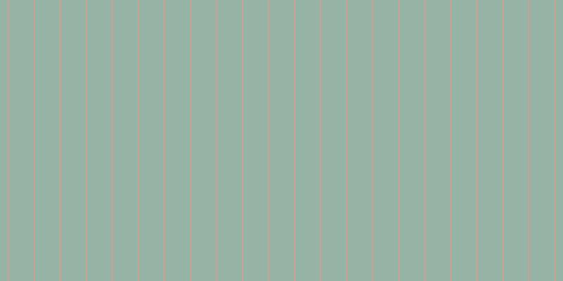 #2d6a4e (50%), #caa393 vertical lines, two pixels wide, thirty-five pixels apart