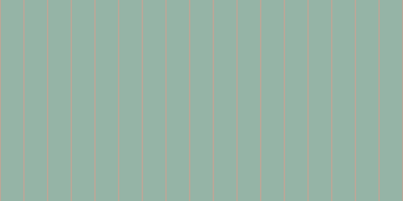 #2d6a4e (50%), #caa393 vertical lines, two pixels wide, forty-five pixels apart