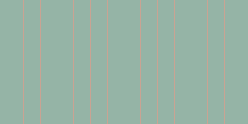 #2d6a4e (50%), #caa393 vertical lines, two pixels wide, fifty-two pixels apart