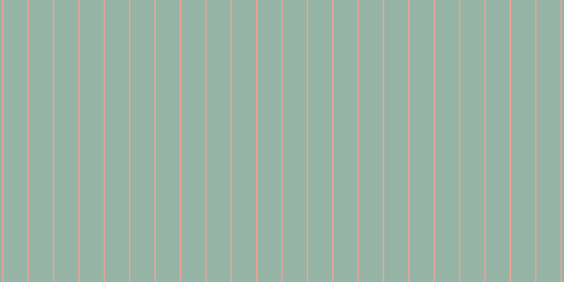 #2d6a4e (50%), #eba393 vertical lines, two pixels wide, thirty-four pixels apart