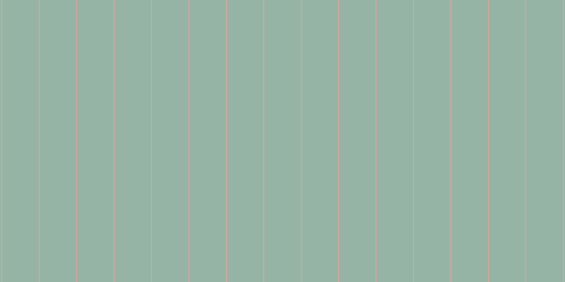 #2d6a4e (50%), #eba393 vertical lines, one pixels wide, fifty-two pixels apart