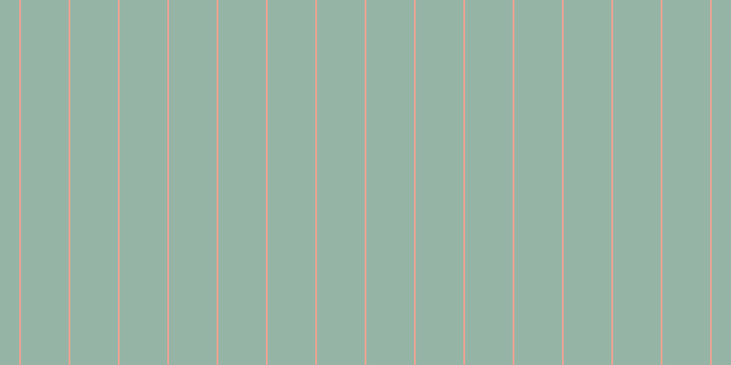 #2d6a4e (50%), #eba393 vertical lines, two pixels wide, fifty-two pixels apart