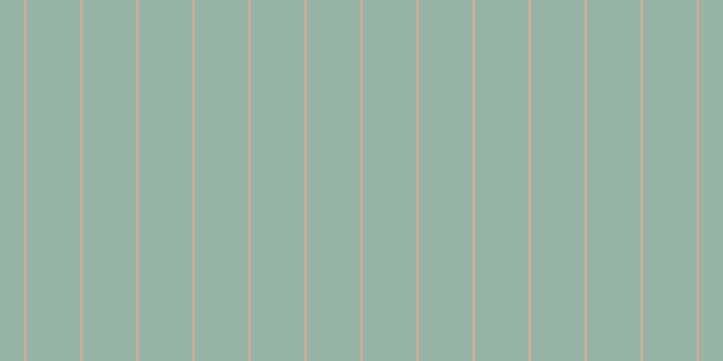 #2d6a4e (50%), #eba393 vertical lines, two pixels wide, sixty pixels apart