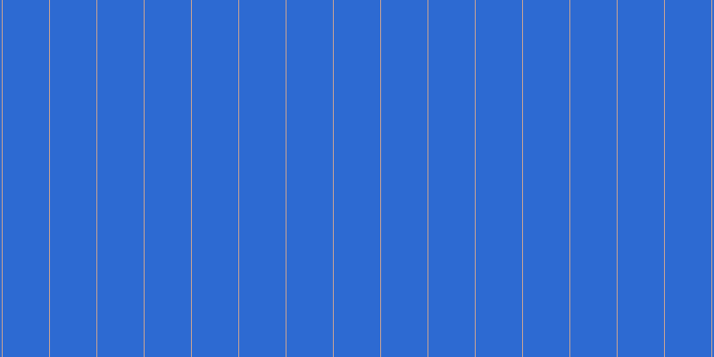 #2d6ad2, #caa393 vertical lines, one pixels wide, fifty-two pixels apart