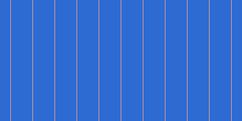 #2d6ad2, #eba393 vertical lines, two pixels wide, seventy-one pixels apart
