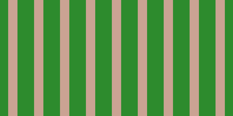 #2d8b2d, #caa393 vertical lines, thirty-two pixels wide, fifty-seven pixels apart