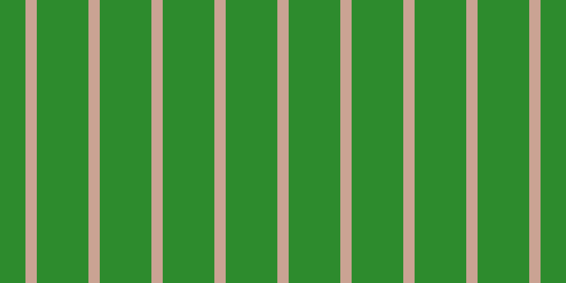 #2d8b2d, #caa393 vertical lines, sixteen pixels wide, seventy-three pixels apart