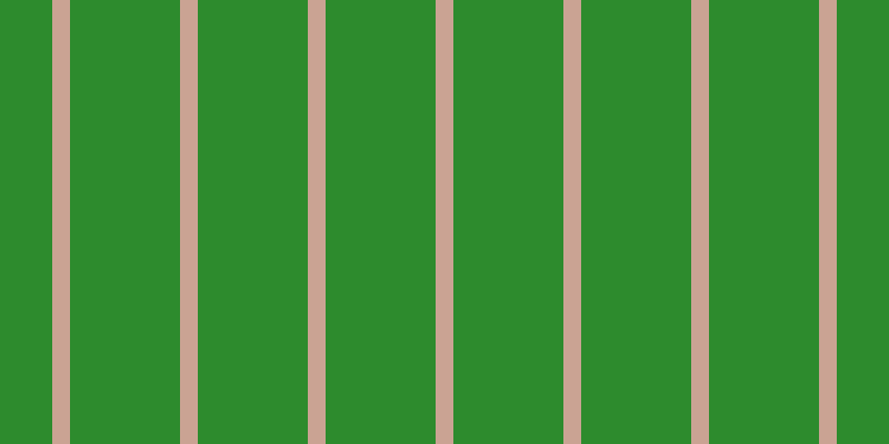 #2d8b2d, #caa393 vertical lines, sixteen pixels wide, ninety-nine pixels apart