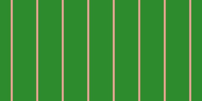 #2d8b2d, #eba393 vertical lines, eight pixels wide, ninety-three pixels apart