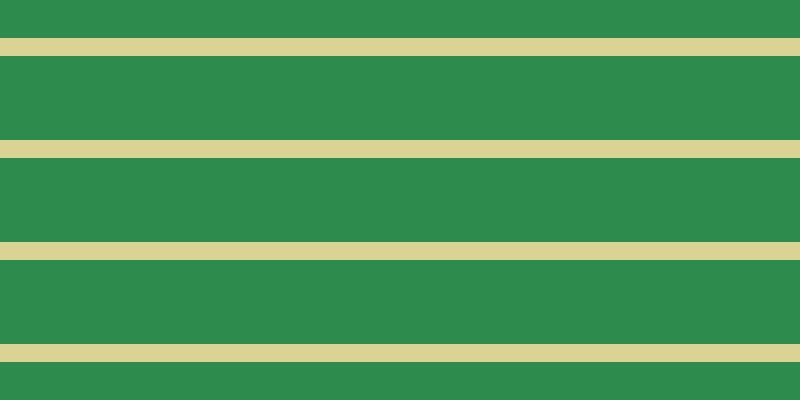 #2d8b4e, #dbd393 horizontal lines, eighteen pixels wide, eighty-four pixels apart