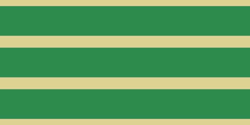 #2d8b4e, #dbd393 horizontal lines, thirty-eight pixels wide, ninety-five pixels apart
