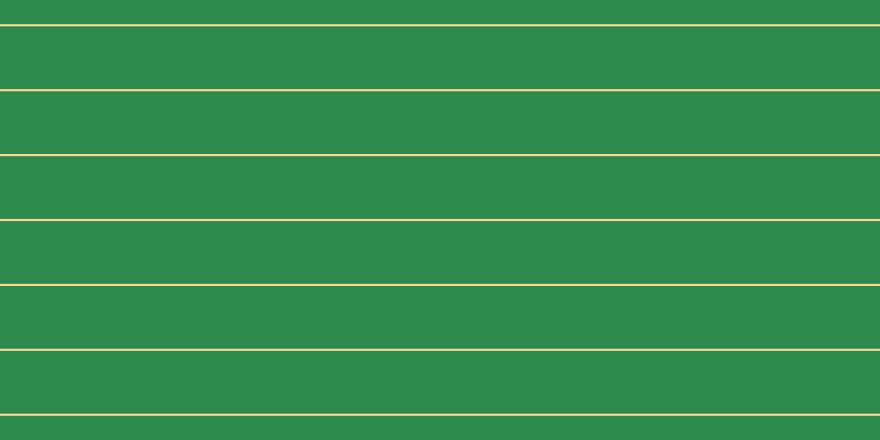 #2d8b4e, #fcd393 horizontal lines, two pixels wide, fifty-seven pixels apart