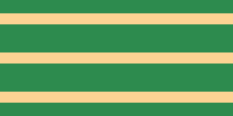 #2d8b4e, #fcd393 horizontal lines, thirty-eight pixels wide, ninety-seven pixels apart
