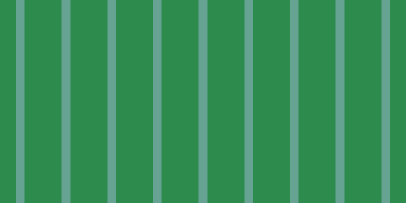 #2d8b4e, #67a393 vertical lines, seventeen pixels wide, seventy-three pixels apart