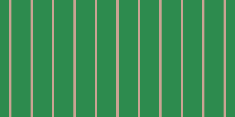 #2d8b4e, #caa393 vertical lines, eight pixels wide, sixty-five pixels apart