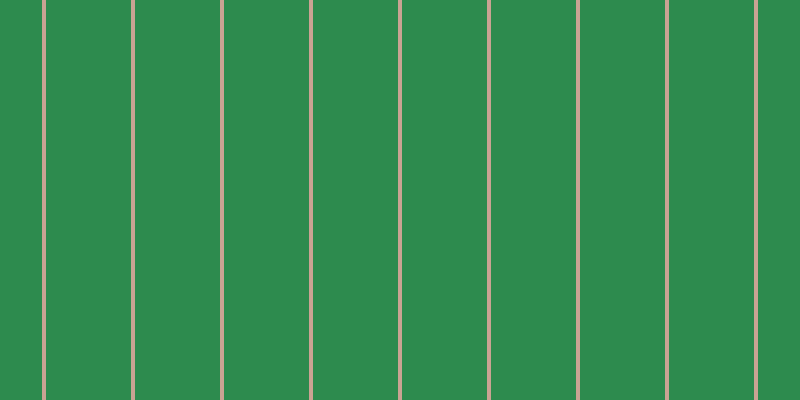 #2d8b4e, #caa393 vertical lines, four pixels wide, eighty-five pixels apart