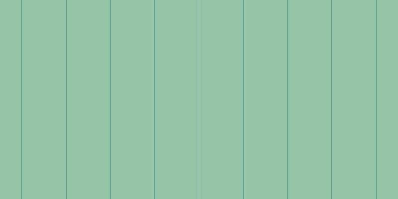 #2d8b4e (50%), #67a393 vertical lines, two pixels wide, eighty-seven pixels apart